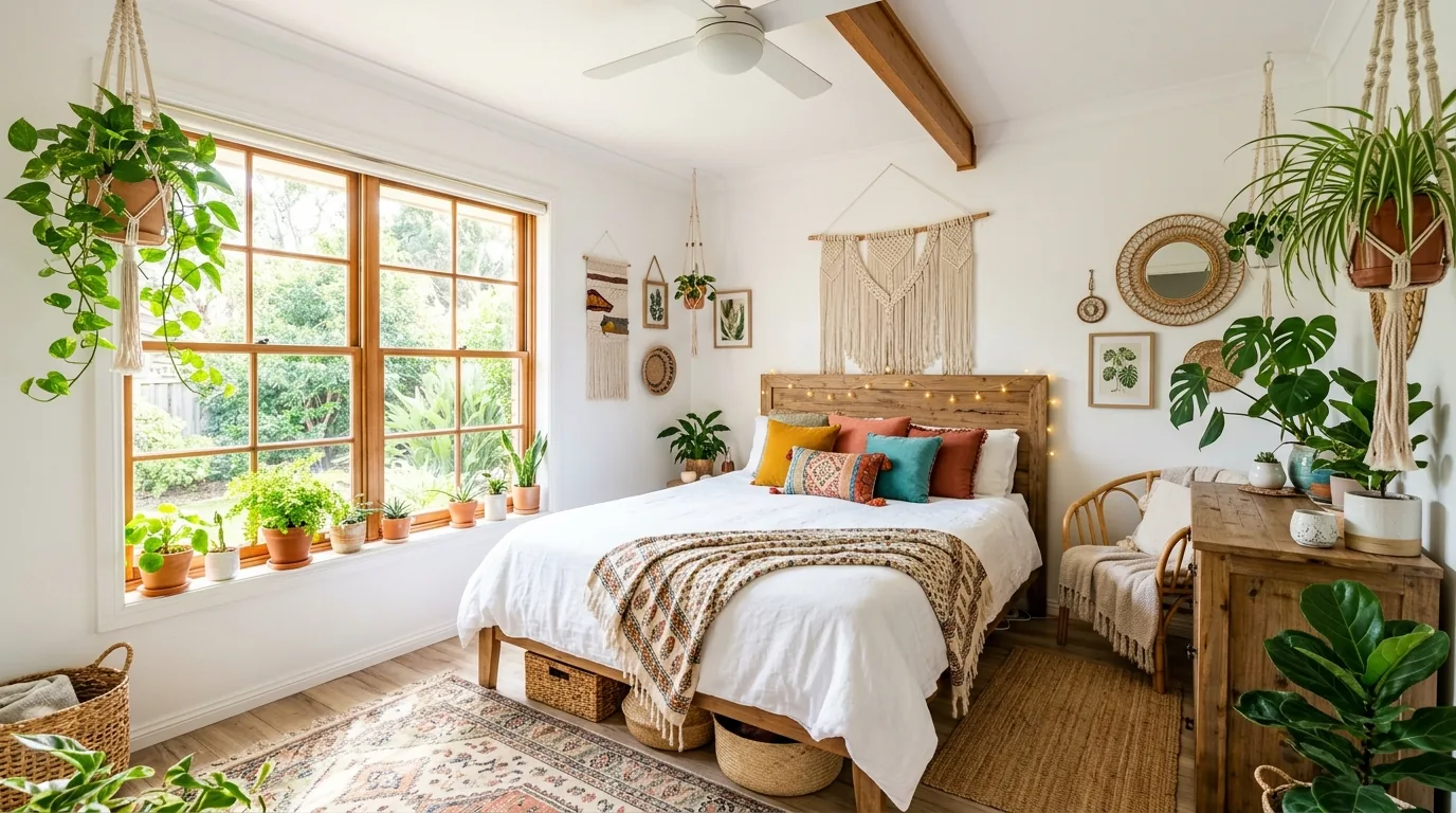 Add linen bedding for an airy base